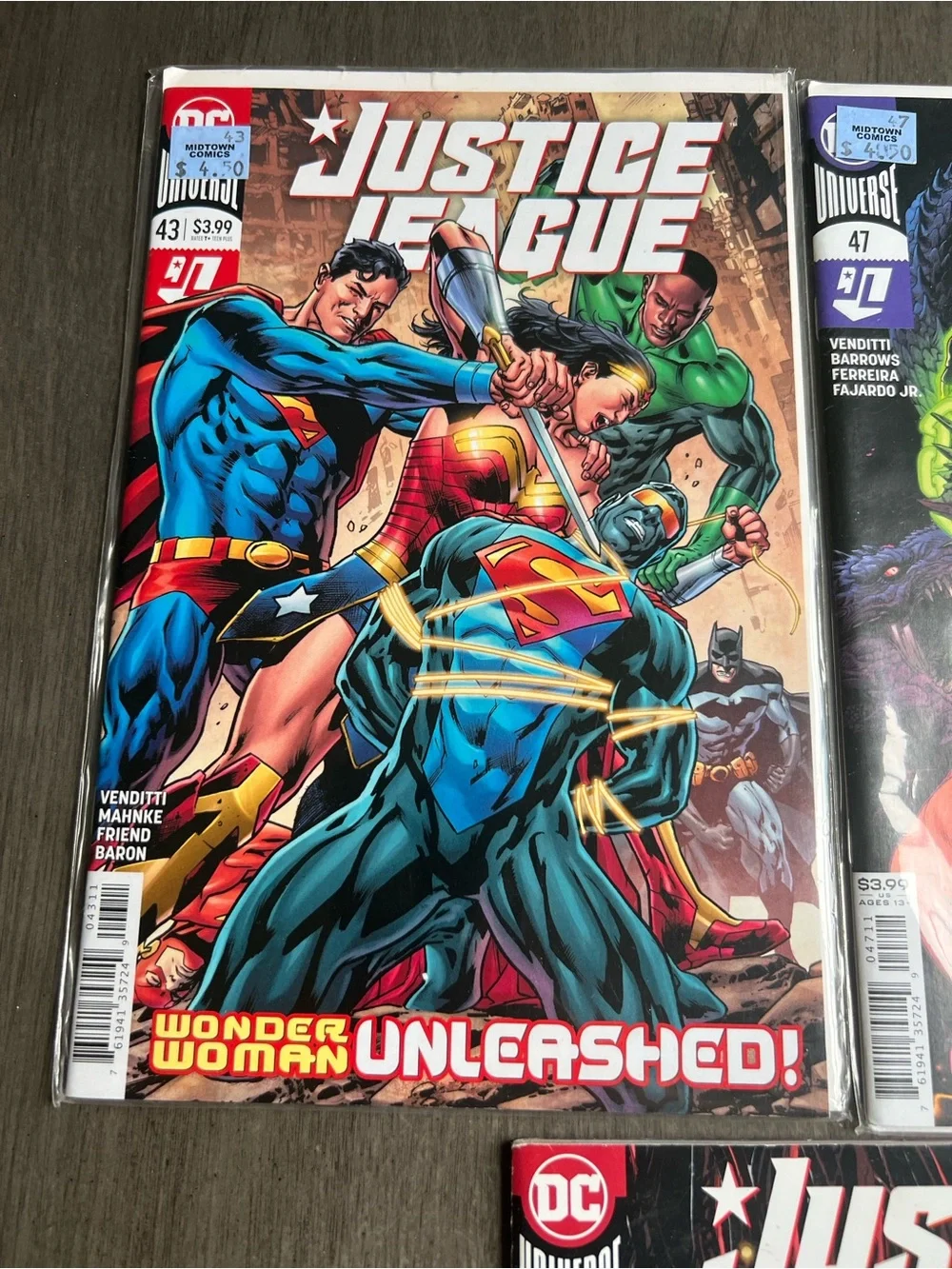 JUSTICE LEAGUE #43 47 50 COMIC LOT (2020) DC COMICS VENDITTISPURRIER